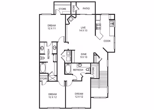 Unit 0421 0527 floor plan